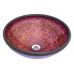 Classic Glass Vessel Sinks - Claret Petals $2095