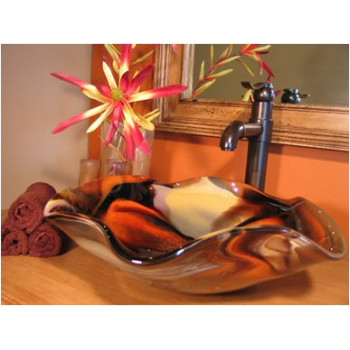 Splash Glass Vessel Sinks